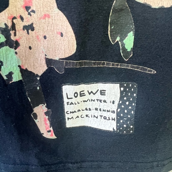 Loewe Artistic Black Graphic Tee - Picture 3 of 8